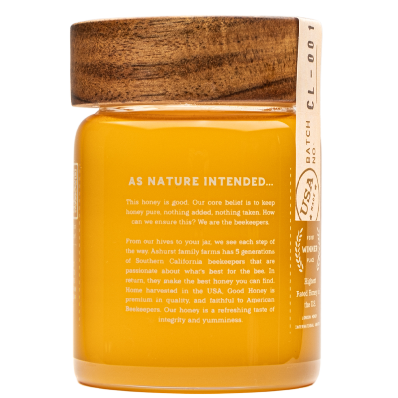100% Raw Premium Honey | 16 oz. Honey Jar | Good Honey – Good Honey Shop