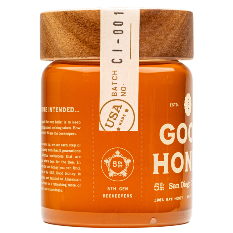 100% Raw Premium Honey | 16 oz. Honey Jar | Good Honey – Good